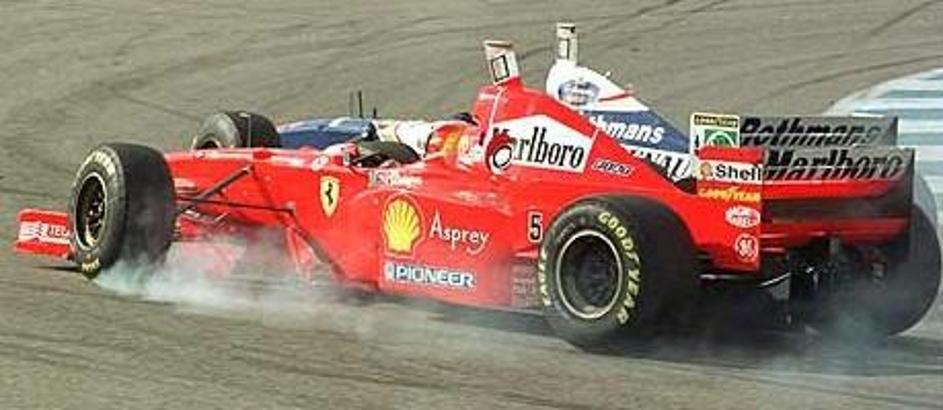 Schumacher je bil že premagan, nakar je namerno trčil v Villeneuva, da bi postal