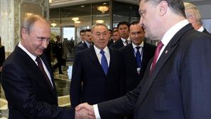 Putin in Porošenko