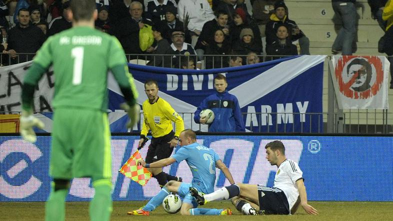 Mišo Brečko slovenska nogometna reprezentanca Slovenija Škotska