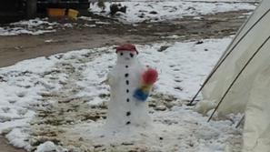 Snežak v Portorožu 