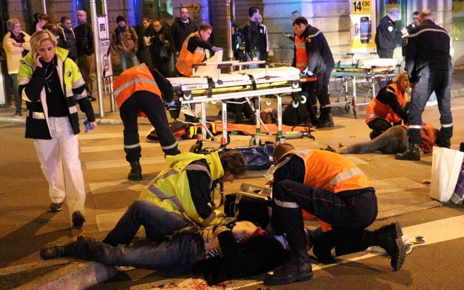 Francija, Dijon, voznik povozil pešce