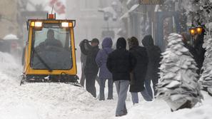 Snežno neurje v Kanadi