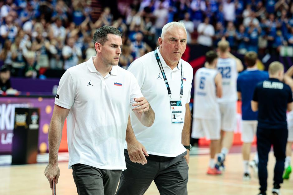eurobasket 2025 Islandija Slovenija, greg st. jean, saša dončić | Avtor: Saša Despot