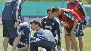 Trening Argentine v Ezeizi pred tekmo s Čilom v kvalifikacijah za SP 2014