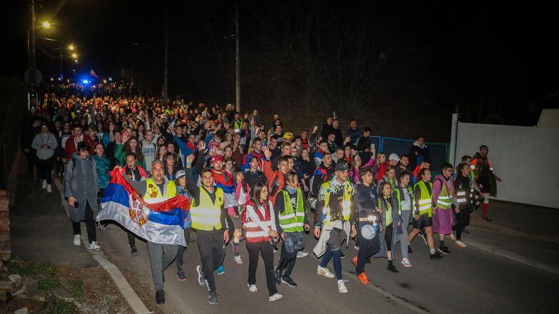 protest študentov v Beogradu