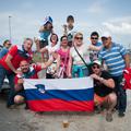 (Slovenija - Anglija) navijači pred stadionom euro 2016