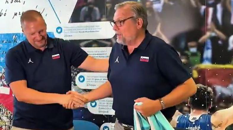 Matej Erjavec in Donnie Nelson