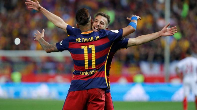 Jordi Alba Neymar Barcelona Sevilla Copa del Rey