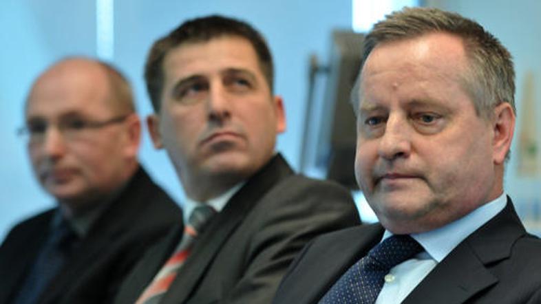 Tugomir Frajman (desno) je po mnenju mnogih razdelil državo na vzhod in zahod.