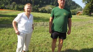 Zala Kemperle in Jože Hartman.