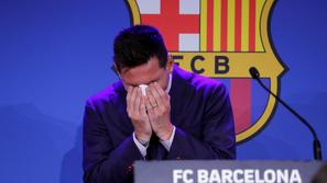Leo Messi Barcelona novinarska konferenca