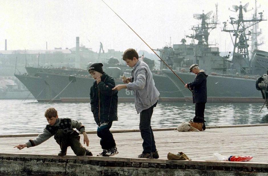 Sevastopol ruska vojska mornarica pristanišče zaliv Balaklava | Avtor: EPA