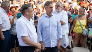 Zoran Janković in Robert Golob