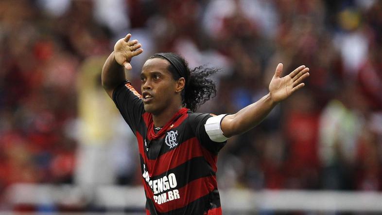 Ronaldinho je še vedno stoodstotno za Barcelono. (Foto: Reuters)