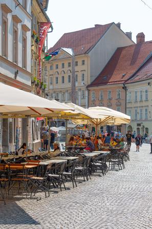 Ljubljana center lokali ulica