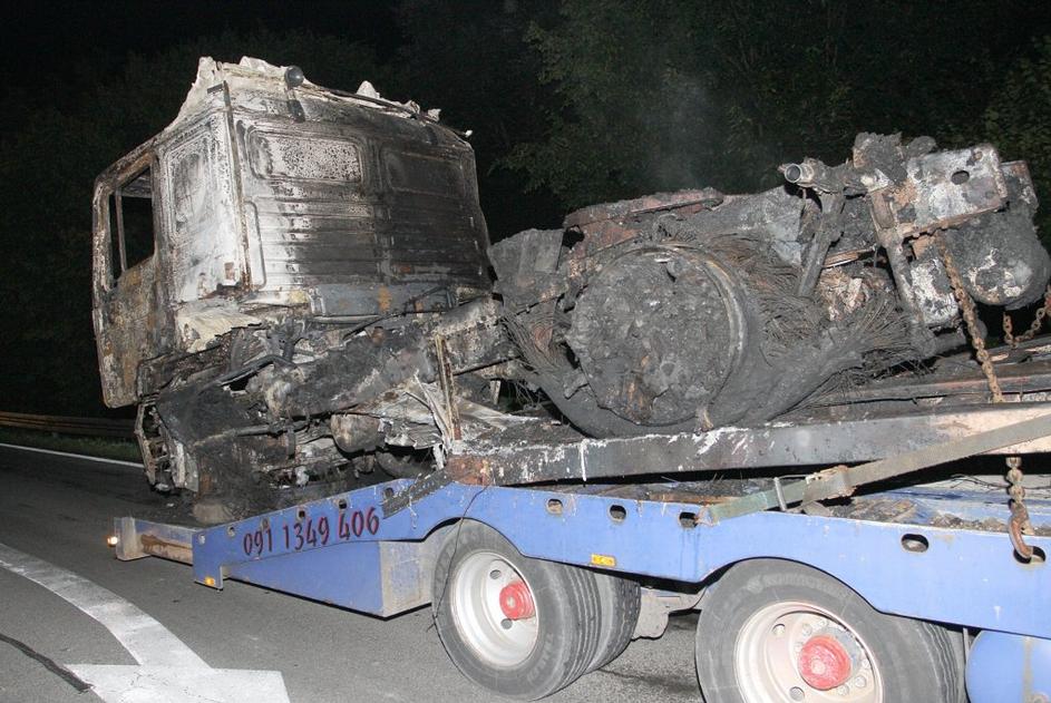 Nesreča kamiona na Hrvaškem