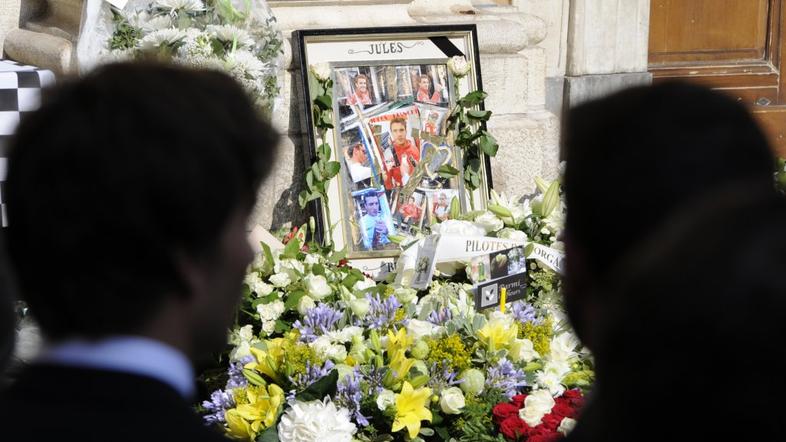 Jules Bianchi, pogreb