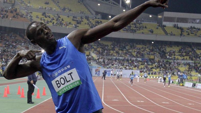 Usain Bolt že od svojega 16. leta prihaja na zdravniške preglede v München. (Fot