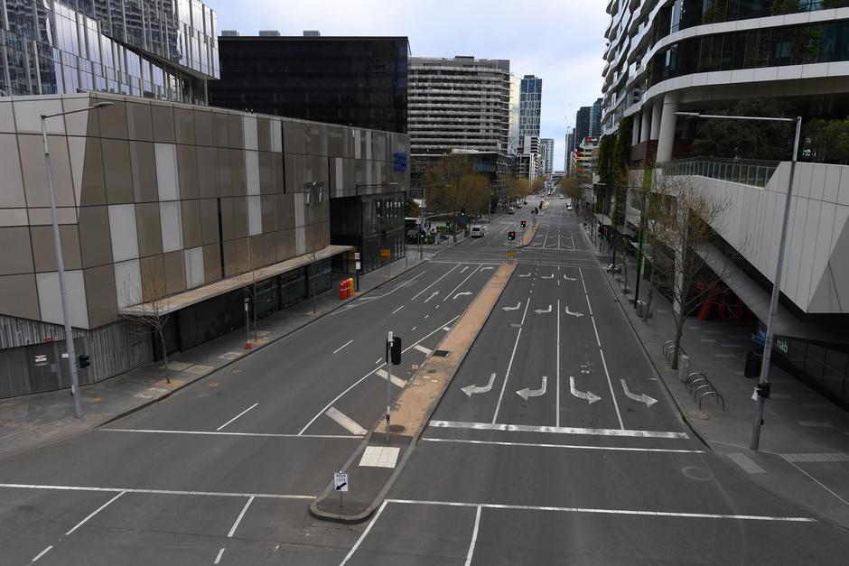 Melbourne prazne ulice | Avtor: Epa