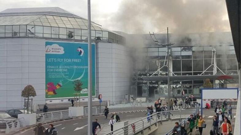 Bruselj, letališče, eksplozija
