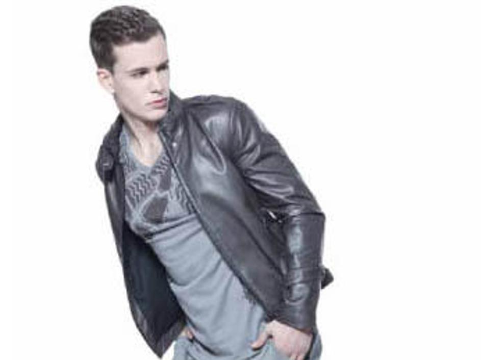 Žiga Trkulja je nov obraz Oktobrove kolekcije jesen-zima 2009/10.