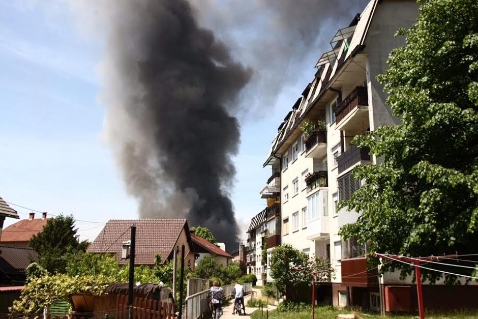 Požar Zalog | Avtor: Saša Despot