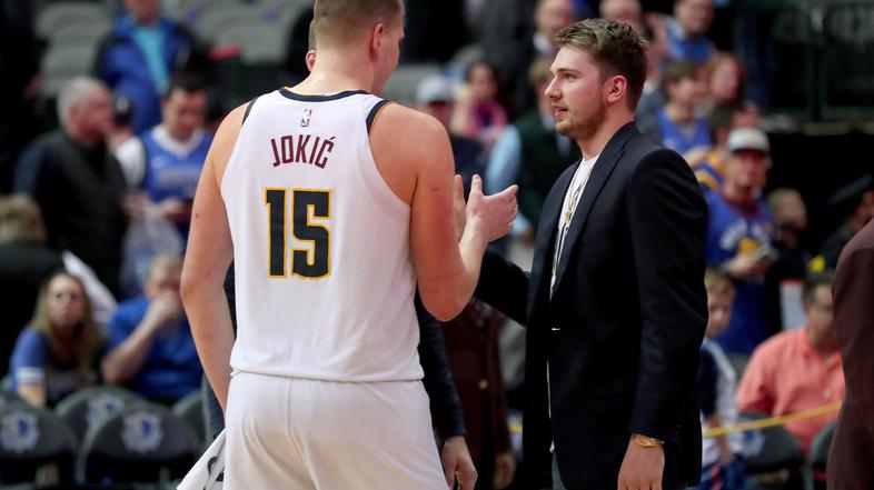 Luka Dončić in Nikola Jokić