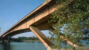 Most čez Savo v Beogradu