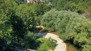 Kanjon Kokre v središču Kranja