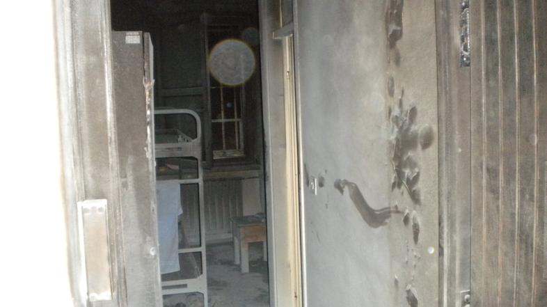 Požar v celjskem zaporu