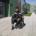 Psa so izšolali v oddelku za šolanje službenih psov slovenske policije. Gre za p
