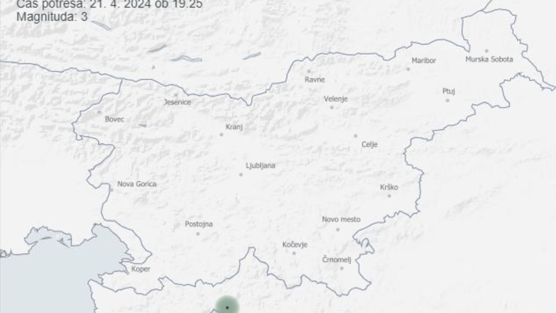 Potres v okolici Reke