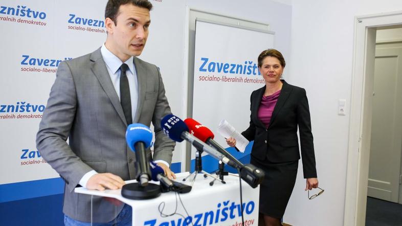 Jernej Pavlič in Alenka Bratušek