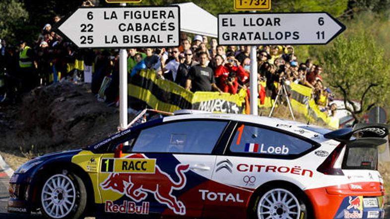 Sebastien Loeb je po cestah Katalonije dirkal najhitreje.