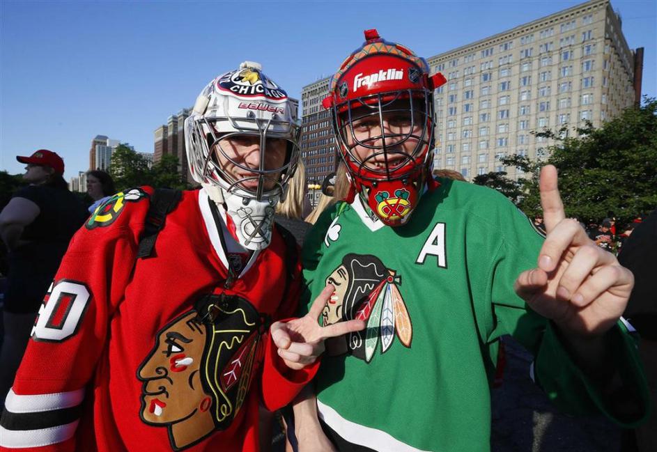 Chicago Blackhawks naslov prvaka parada mesto