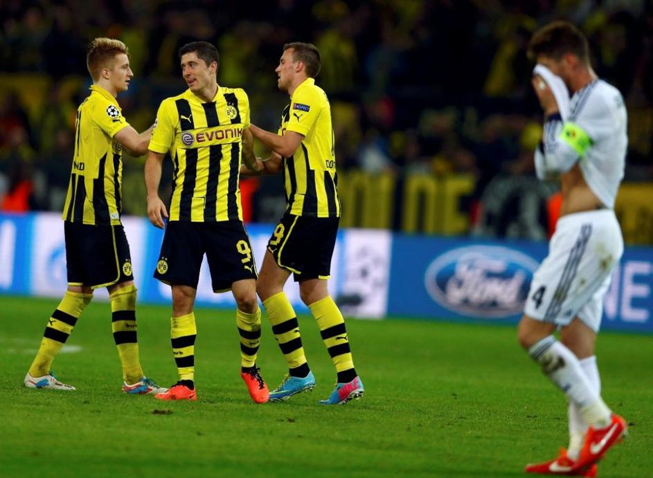 Lewandowski Reus Ramos Borussia Dortmund Real Madrid Liga prvakov polfinale