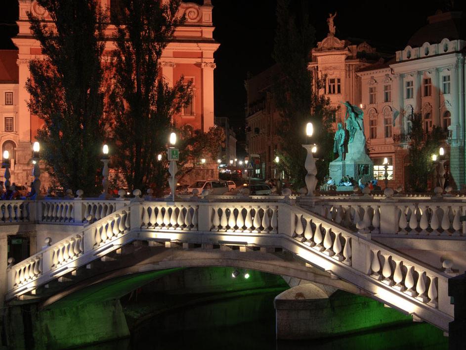 Tromostovje, Ljubljana, Slovenija