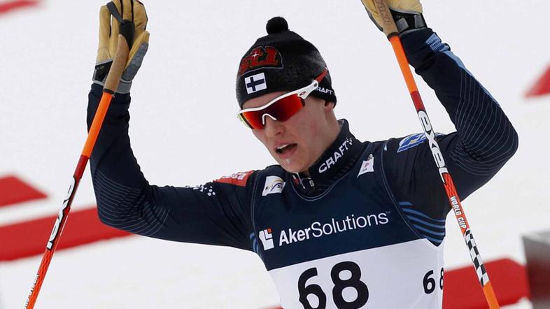 Zmagovalec - Finec Matti Heikkinen (Foto: Reuters)