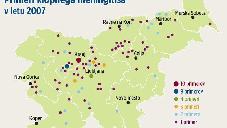 Cepljenje je priporočljivo za osrednji del Slovenije, Gorenjsko, Štajersko in Ko