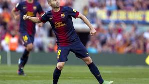 Iniesta Barcelona Malaga Liga BBVA Španija prvenstvo