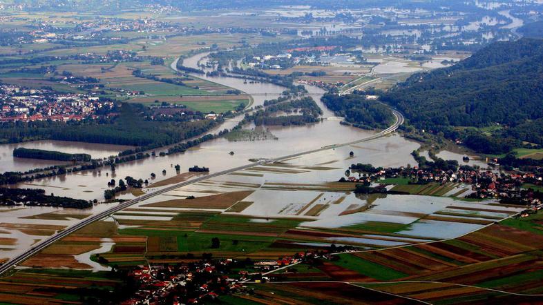Brežičani so prepričani, da jih bo HE rešila pred poplavami, kakršne so bile sep
