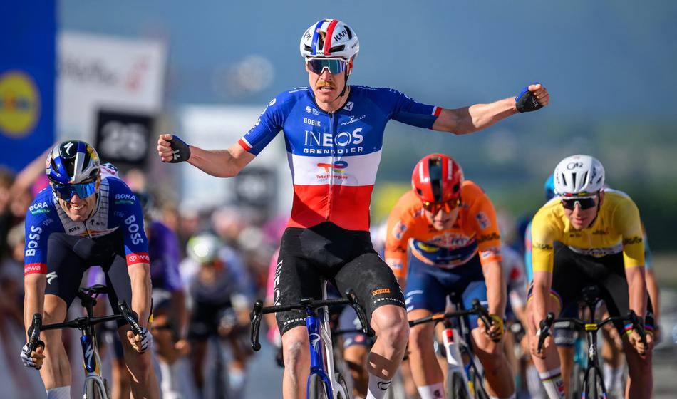 Francoski prvak tokrat le dobil sprint proti Pogačarju