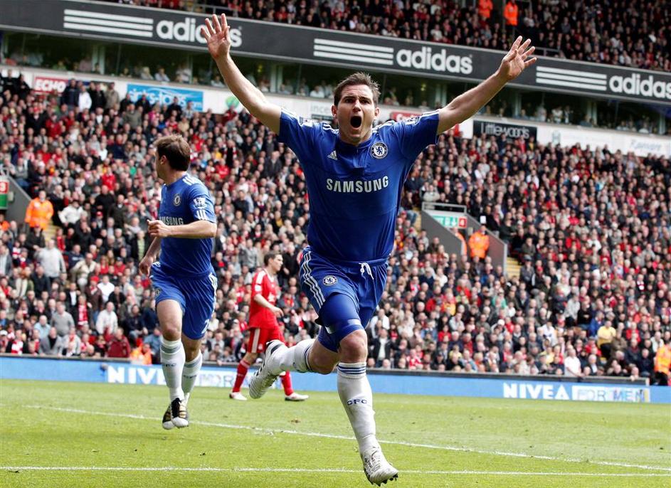 Premier League derbi Liverpool Chelsea maj 2010 Lampard