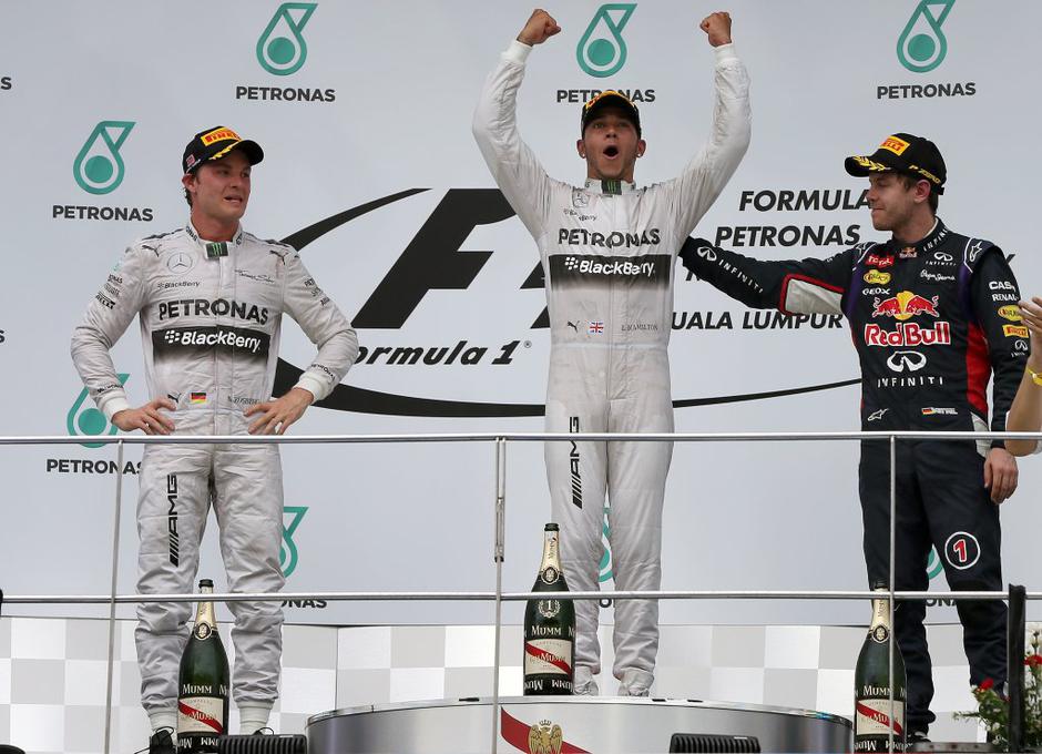 vn malezije rosberg hamilton vettel | Avtor: EPA