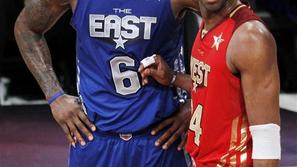 LeBron James in Kobe Bryant