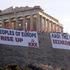 ATene , akropola, protestniki, transparent