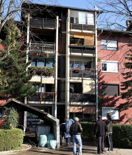 Požar v stanovanju v Slovenj Gradcu.