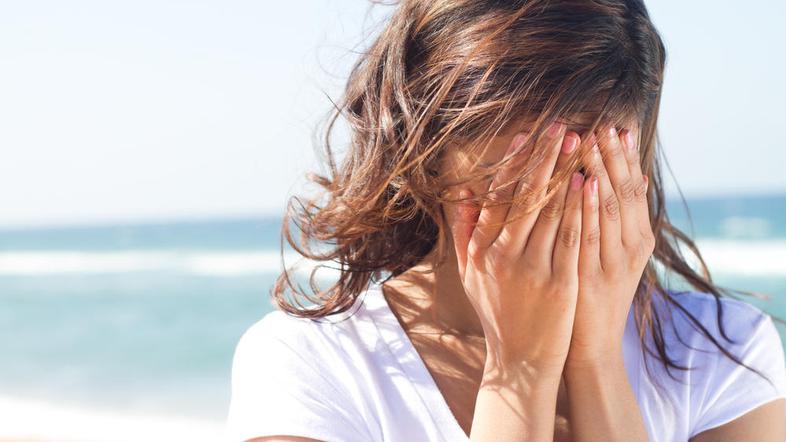 jok, ženska, žalost