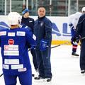 Sport 15.04.2014 Matjaz Kopitar, Nik Zupancic, trening slovenske hokejske reprez