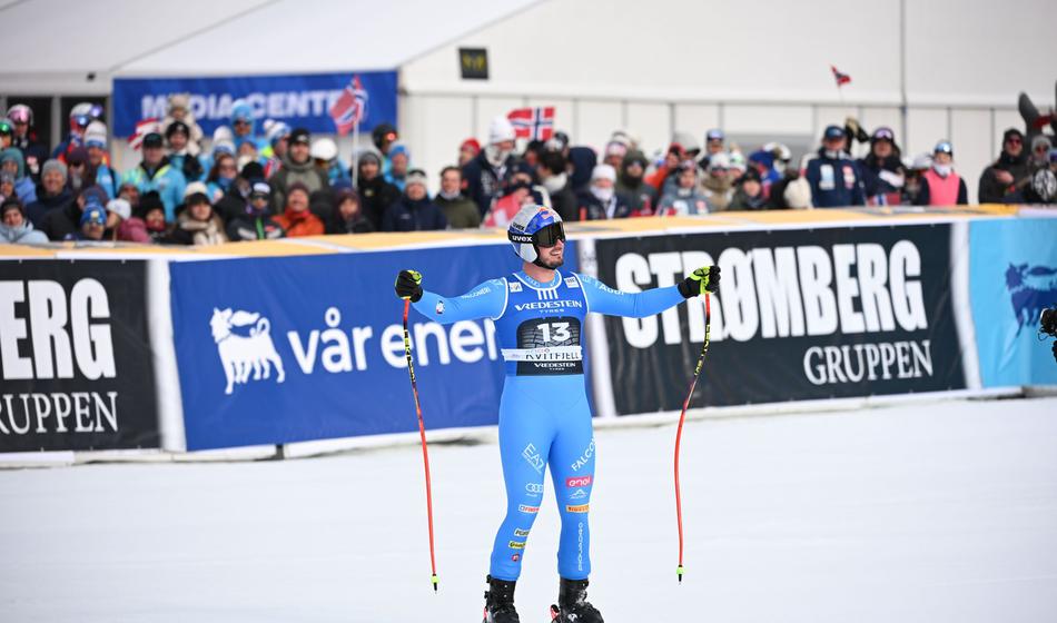 Dominik Paris se je izenačil s Tino Maze